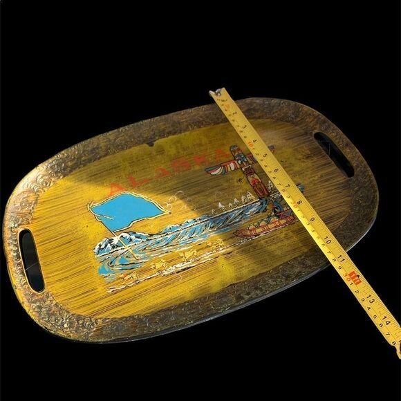 Vintage ALASKA Souvenir Tray - Picture 3 of 8